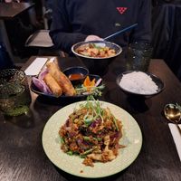 Lion's mane happiness at Soul Vegan in Edinburgh