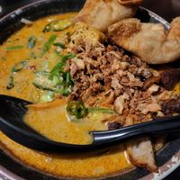 laksa noodles at Soul Vegan in Edinburgh