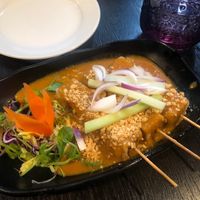 Satay tofu  at Soul Vegan in Edinburgh