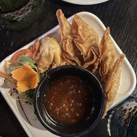 Deep fried wonton #Veganuary at Soul Vegan in Edinburgh