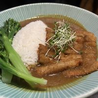 Mushroom katsu curry   at Soul Vegan in Edinburgh