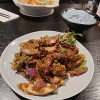 Rendang lion's mane at Soul Vegan in Edinburgh