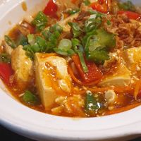Ma po tofu at Soul Vegan in Edinburgh