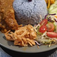 Nasi lemak- my favourite dish! at Soul Vegan in Edinburgh