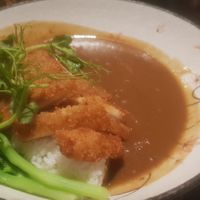 Katsu curry with king oyster mushroom at Soul Vegan in Edinburgh