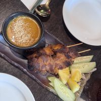 Lions mane skewers   at Soul Vegan in Edinburgh