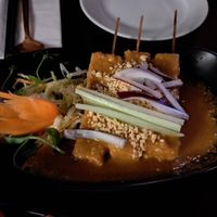 Satay tofu at Soul Vegan in Edinburgh