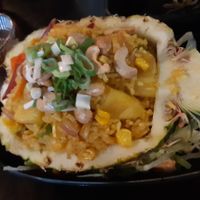 Pineapple fried rice at Soul Vegan in Edinburgh
