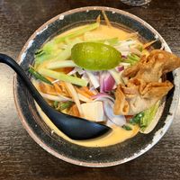Tom Yum Goong Rice Noodles  at Soul Vegan in Edinburgh