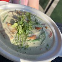 Green curry   at Soul Vegan in Edinburgh