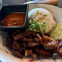 Bbq rice set at Soul Vegan in Edinburgh