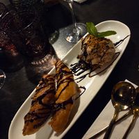 Banana fritters at Soul Vegan in Edinburgh