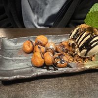 sweet potato and caramel ice cream   at Soul Vegan in Edinburgh