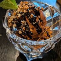 Chocolate Ice cream at Soul Vegan in Edinburgh