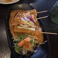 Tofu satay  at Soul Vegan in Edinburgh