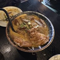Laksa (?) noodles   at Soul Vegan in Edinburgh