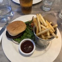 Vegan burger (beyond)  at Hanover Street Social in Liverpool