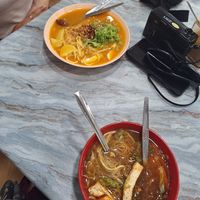 Jawa mee and hokkien mee at Aik Siew Vegetarian Centre in Penang