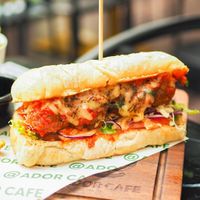 Meatball Ciabatta Sandwich  at Ador Cafe in Kuala Lumpur