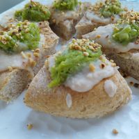 Pizza vegan primavera at Giardino Laboratorio del Gusto in Lugo