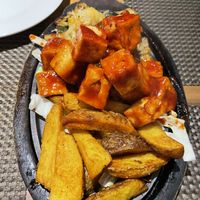 Tofu sizzler  at Moondance Restaurant & Bar in Pokhara