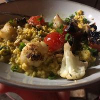 Vegan cauliflower risotto  at Jungle Bird in San Juan