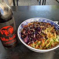 The small portion with YuXiang Sauce  at Kaschemme in Nuremberg