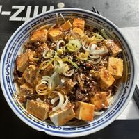 Noodle bowl with mapo sauce   at Kaschemme in Nuremberg