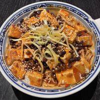 Noodle Bowl with Tofu and Mapo Sauce  at Kaschemme in Nuremberg