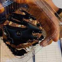 Vegan chocolate salami at WOW Healthy Food Coffee in Sucre