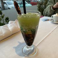 Es tjendol: very tasty and tropical. It was a bit like bubble tea. at Indonesisch Restaurant Sari in Heemstede
