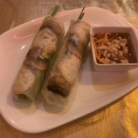 Summer rolls with mushrooms and tofu   at Taste of Vietnam in Birgu