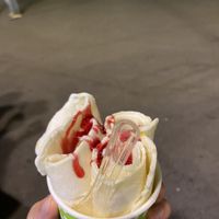 Platano y mango con fresca ❤️  at Krema in Barcelona