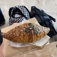 Vegan croissant  at Roma & Sants in Barcelona