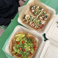 Taco and pizza   at Itality Plant Based Foods in Albuquerque