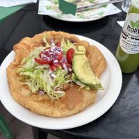 NDN Taco and daily juice.  at Itality Plant Based Foods in Albuquerque