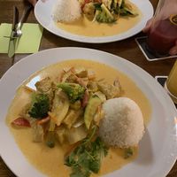 Vegan curry with tofu  at Ha Noi in Pirna