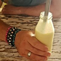 Amazing smoothies at Pachamama Organic Cafe and Private Villa in 