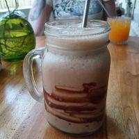 Caramel chocolate milkshake at Pachamama Organic Cafe and Private Villa in 