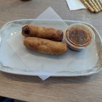Spring rolls at Social Thai in Ottawa