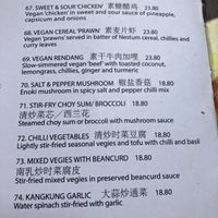 Vegan options   at Malacca Straits on Broadway in Sydney