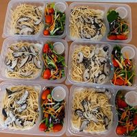 Bolognese spaghetti at NatureVe in Northeast Singapore