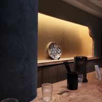 Interior at Halal Ramen Naniwaya in Osaka