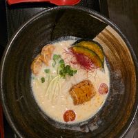 Vegetarian ramen at Halal Ramen Naniwaya in Osaka