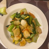 Gnocchi di riso saltati con verdure at RISTORANTE CINESE SICHUAN in Rome