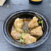 shiitake dumplings  at Lucky Tigre in Tampa