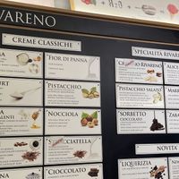 Menu   at Rivareno in Florence