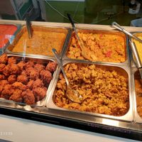 All vegan! at Govindas in West End