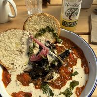 Shakshuka - gorgeous!  at Canteen at The Eco Park in Porthtowan