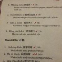 4 starters, 5 mains. All vegan. at Hemma hos Dong in Stockholm